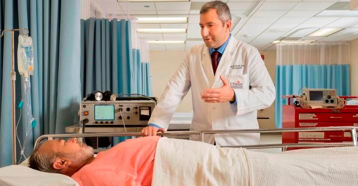 Doctor and Patient in Clinic